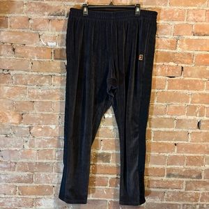 $100 Nike “London” Team Court Black Suede Sweatpants